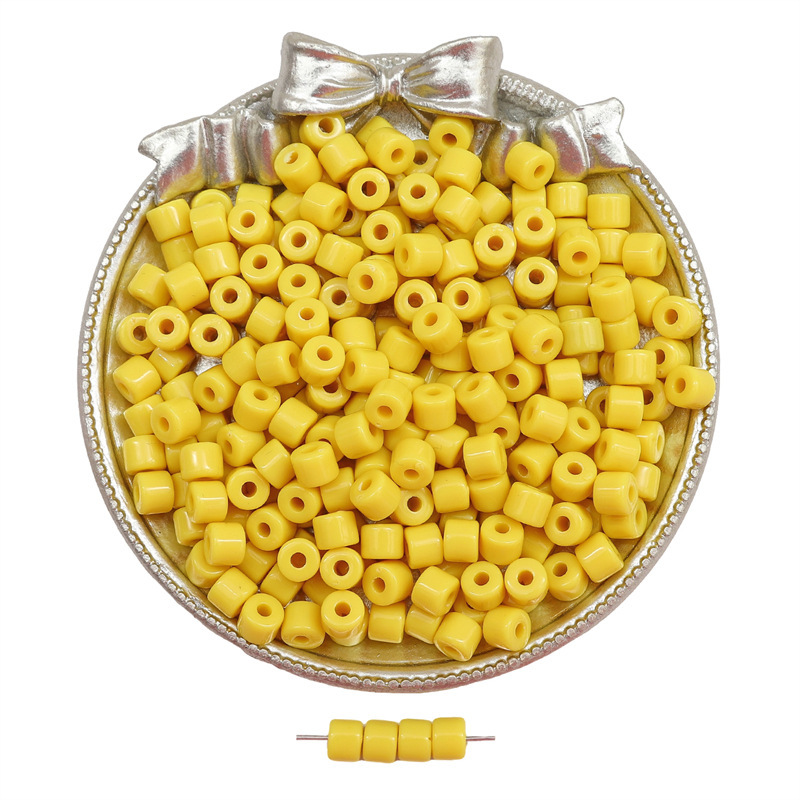 アクリルカラフル小さな円筒形ビーズマカロン色手ビーズdiy手作りビーズアクセサリー卸売|undefined