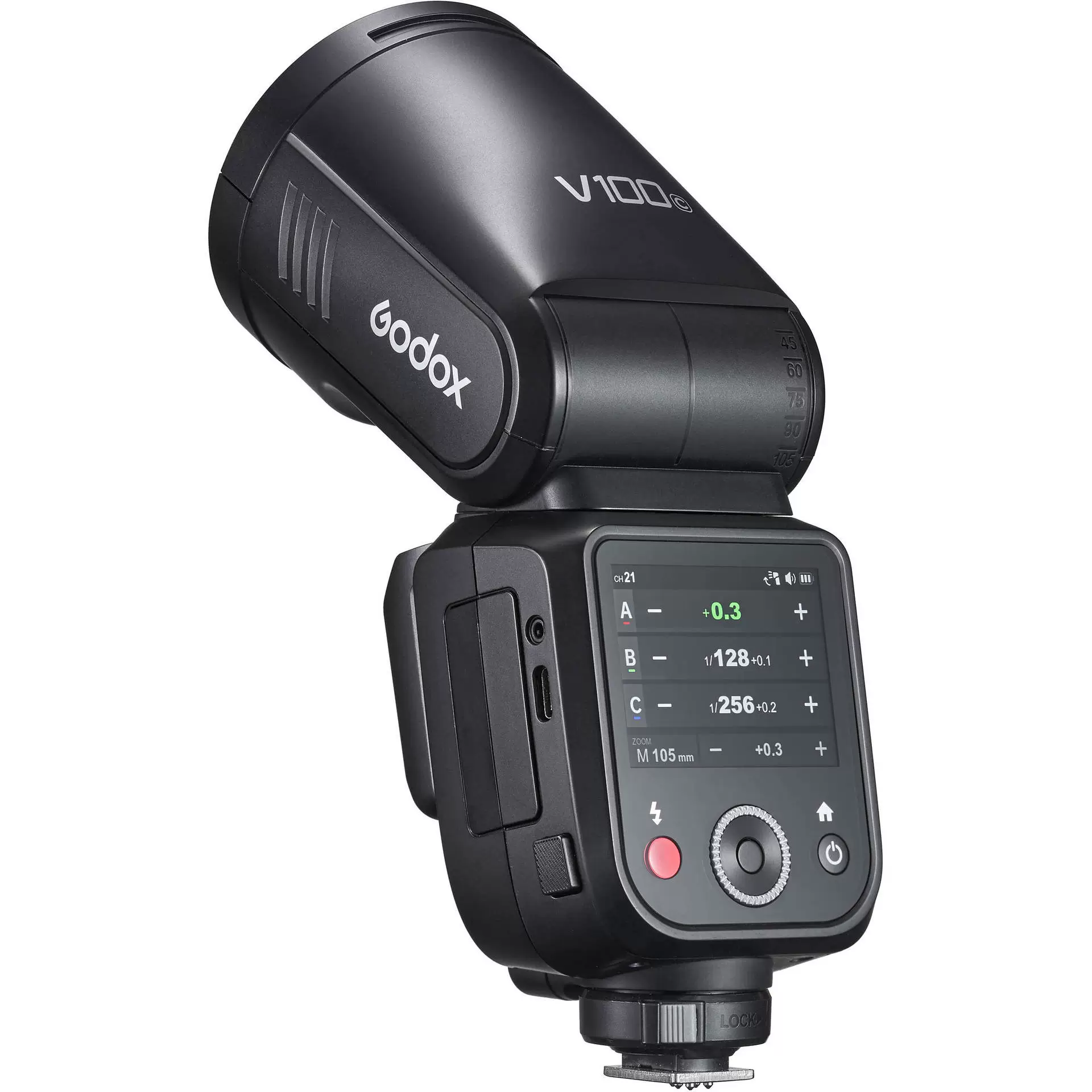 High speed camera, flashing lamp, lithium battery, touch screen, 100W