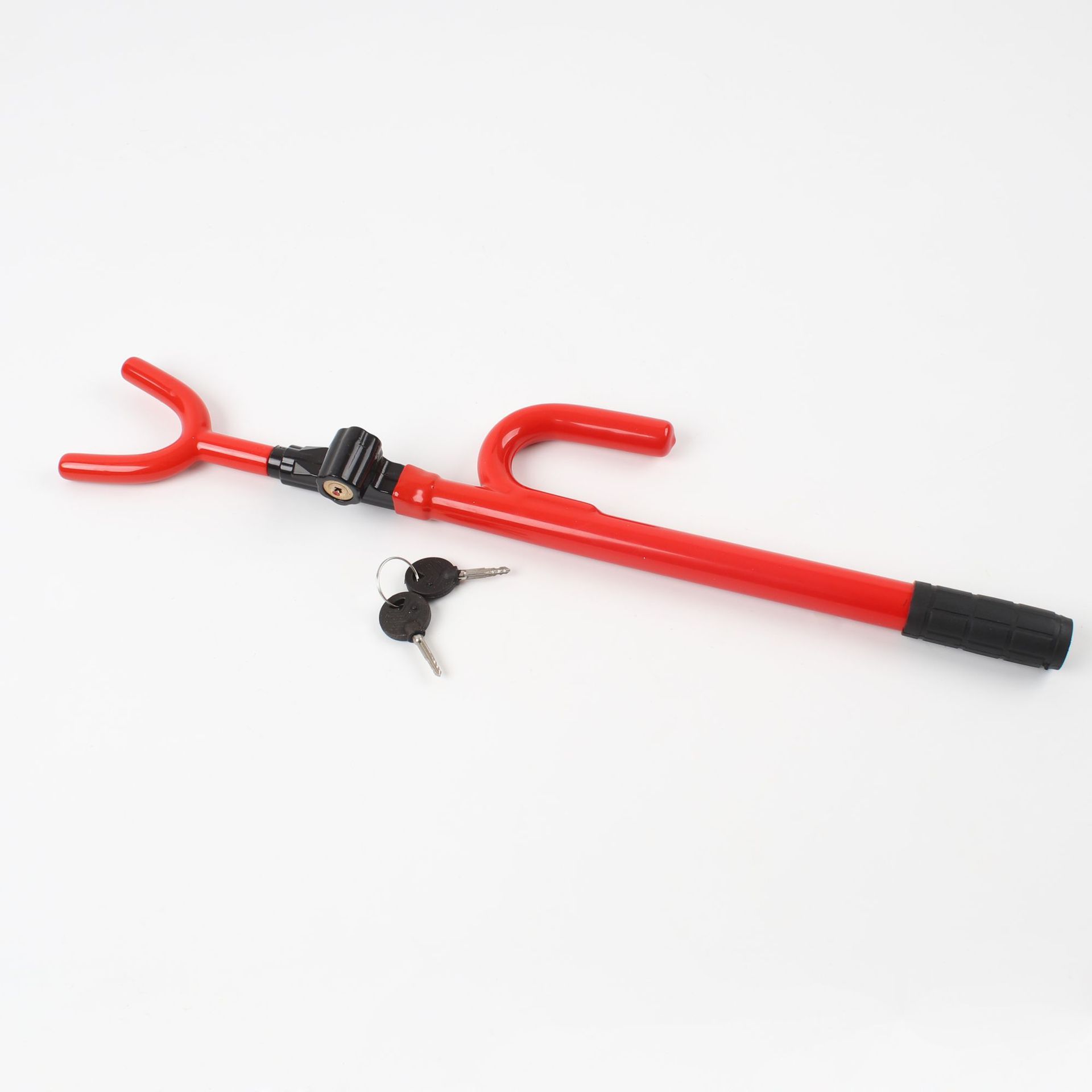 Foreign Trade Car Anti-Theft Lock Car Safety Lock Car Steering Wheel Lock Retractable Adjustable Harpoon Lock U-Shaped Hook Lock