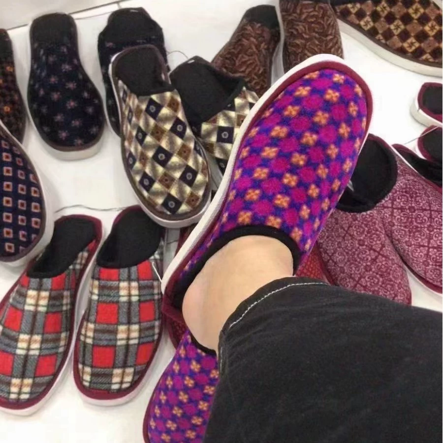 Взрывы с работающим объемом мужские и женские швабры для пола хлопковые швабры с плоским дном домашний старый Пекинский мужские тапочки женские тапочки рыночный киоск