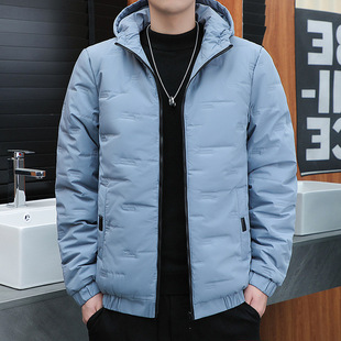 Customized Logo2024 Cotton Outwear Winter Classic Toothbrush Cotton Outwear Men's Popular Jacket Men's and Women's Hooded Trendy Brand Versatile
