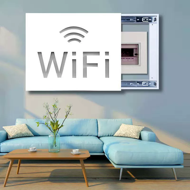 White board electric meter box decorative painting switch box shielding box distribution box network cable box multimedia power switch decoration