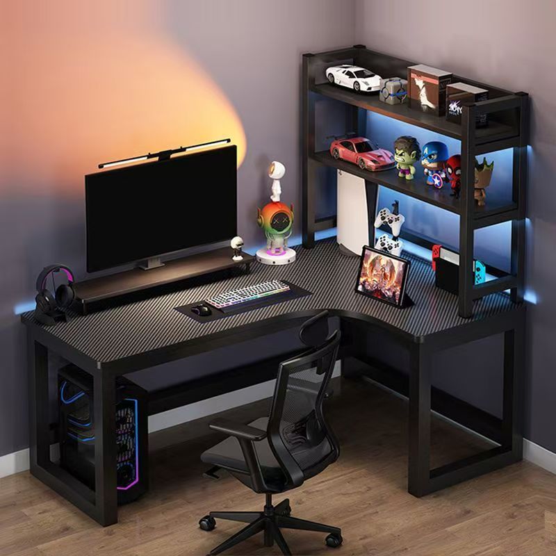 Corner Computer Desk Gaming Desk Desktop Home Double Desk Bookshelf Bedroom Corner Table Office Desk Study Desk