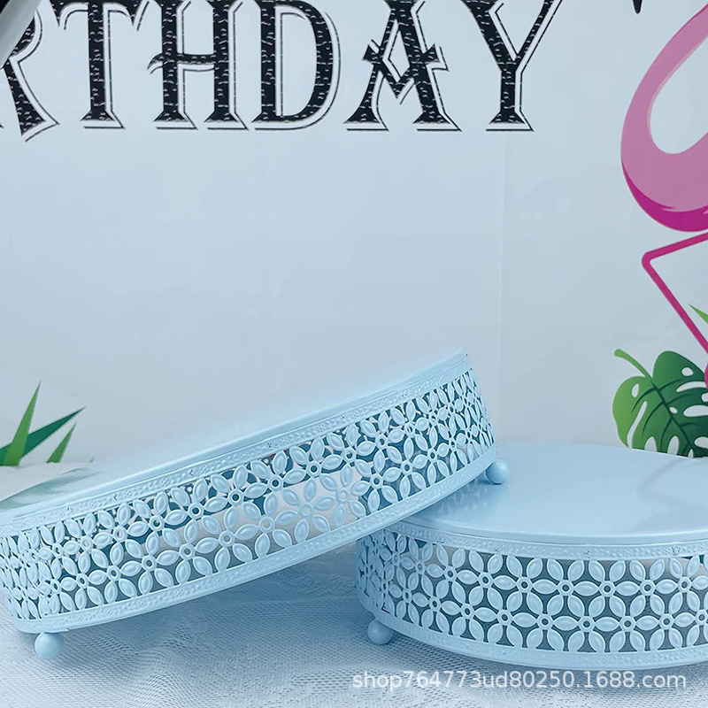 Transfronterizos Amazon temu postre estante de exhibición bandeja de pastel estante de pastel diseño de cumpleaños