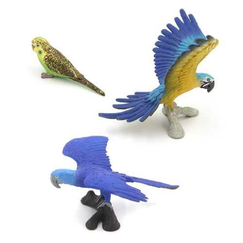 Simulated animal models, wildlife, marine life, home decoration ornaments, cross-border children's early education toys