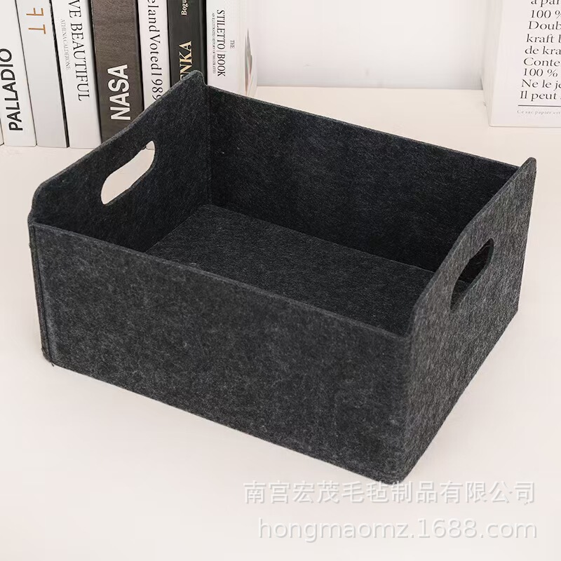 In-Stock Reinforced Felt Storage Box, Amazon's Best-Selling Felt Storage Basket for Organizing Books, Clothes, and Miscellaneous Items In-Stock Reinforced Felt Storage Box, Amazon's Best-Selling Felt Storage Basket for Organizing Books, Clothes, and Miscellaneous Items