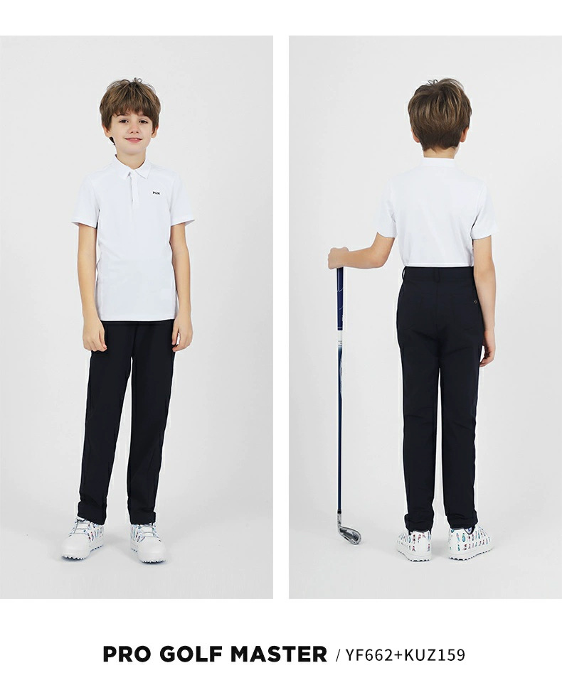 Áo sơ mi ngắn tay golf trẻ em in logo tùy chỉnh — YF662-Bé trai Xanh Navy [Trơn], YF663-girl hồng [trơn], YF662-Boys Xanh nhạt [Trơn], YF662-Boys Trắng [Trơn] chi tiết 10