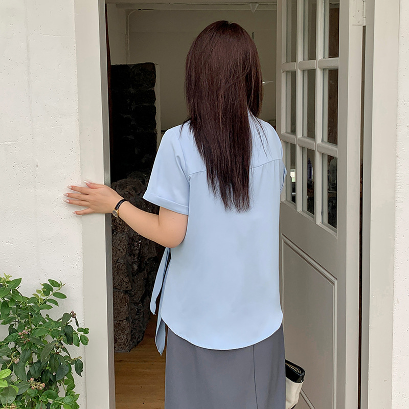  夏  XL-4XL 大きいサイズ シャツ/ブラウス