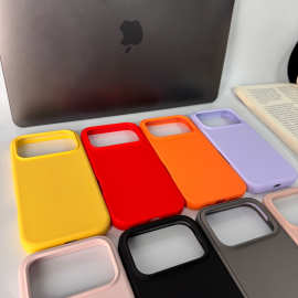 纯色液态硅胶iphone17/16/15pm手工制作全包不发黄轻奢套磁吸苹果