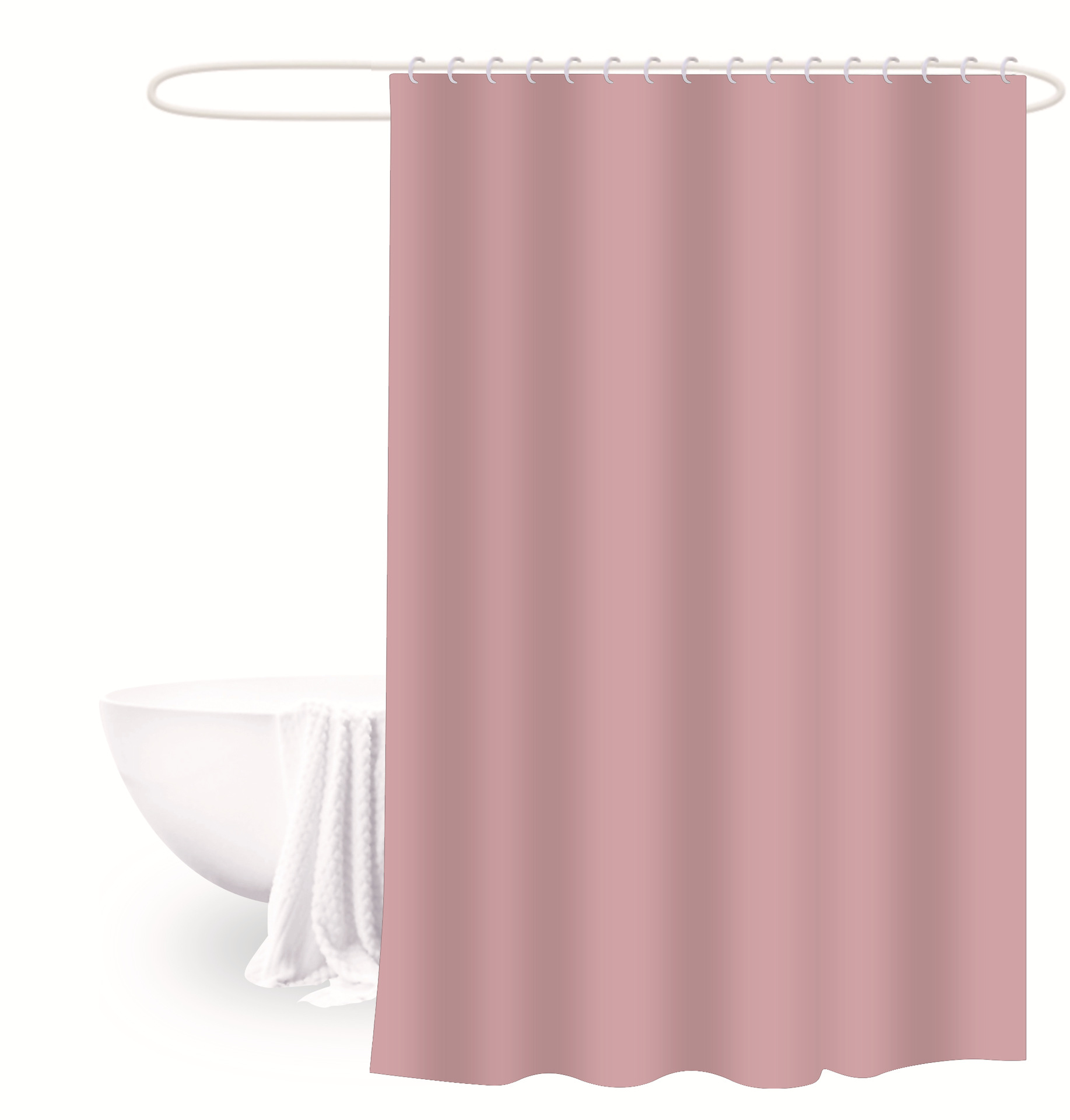 180X180 Cortina de ducha de color sólido PEVA cortina de baño impermeable cortina colgante cortina de Venta caliente cortina de partición impermeable a prueba de moho