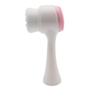 3D double-effect double-sided standing massage facial cleansing brush face washing brush facial pore cleaning soft hair face washing brush facial cleansing instrument