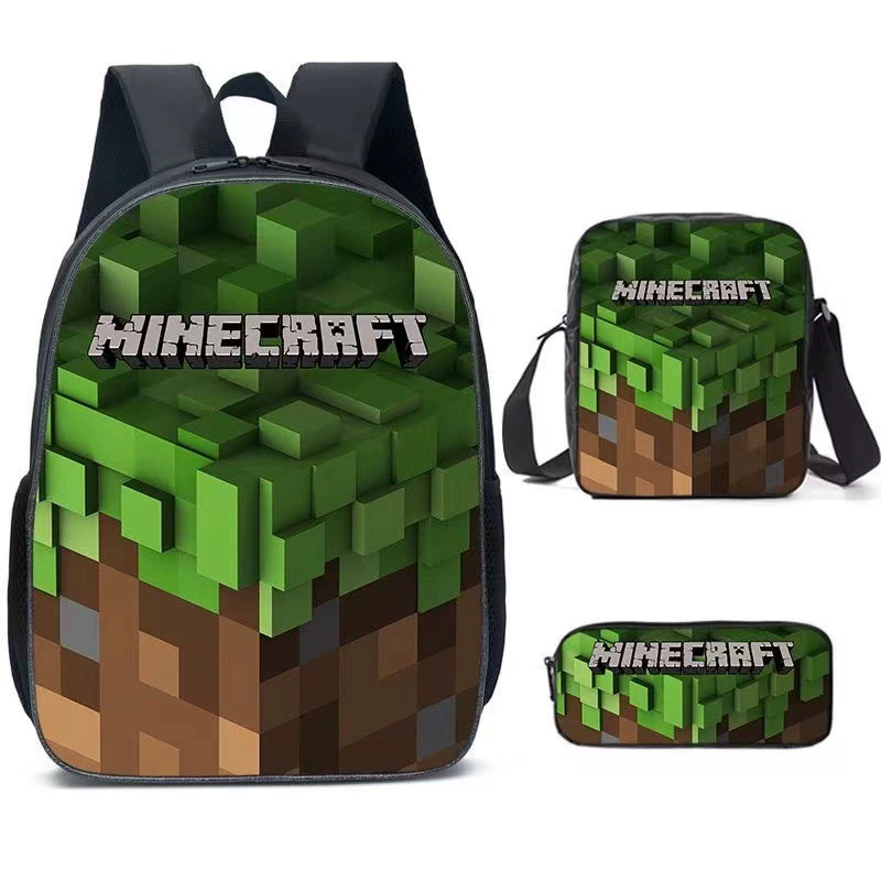 Minecraft школьный рюкзак мой мир игра периферия досуг рюкзак для блок-баггеров школьный набор