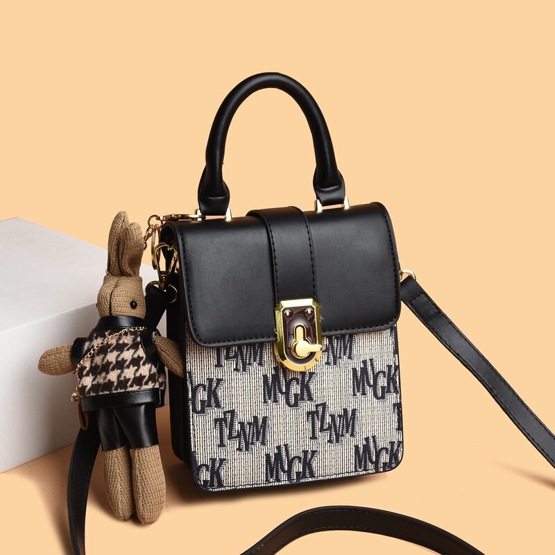 Light Luxury Mini Bag Women's 2025 New Pu Niche Single Shoulder Small Crossbody Bag High-End Fashion Mobile Phone Bag