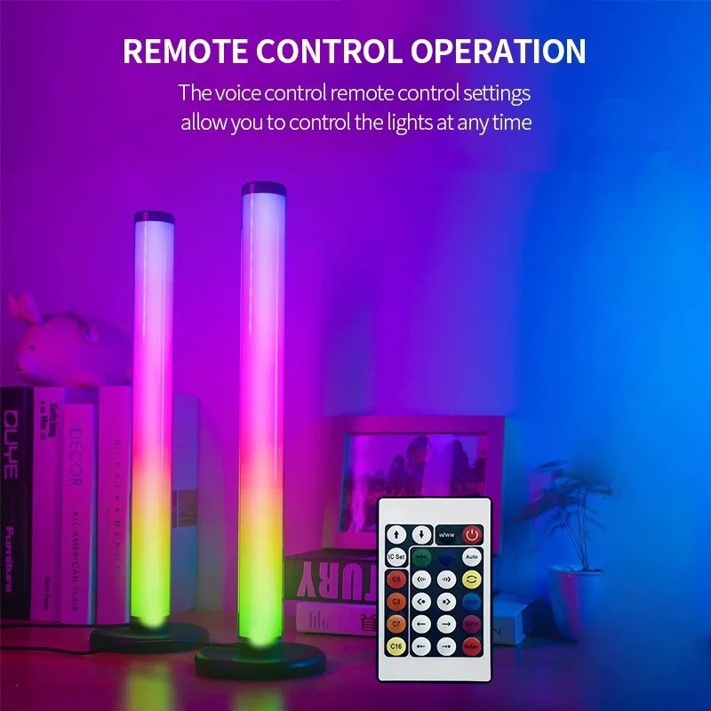 Luz de atmósfera de escritorio LED lazosas Juegos de deportes en vivo Luz de ritmo Bluetooth Música inteligente Luz de fondo RGB