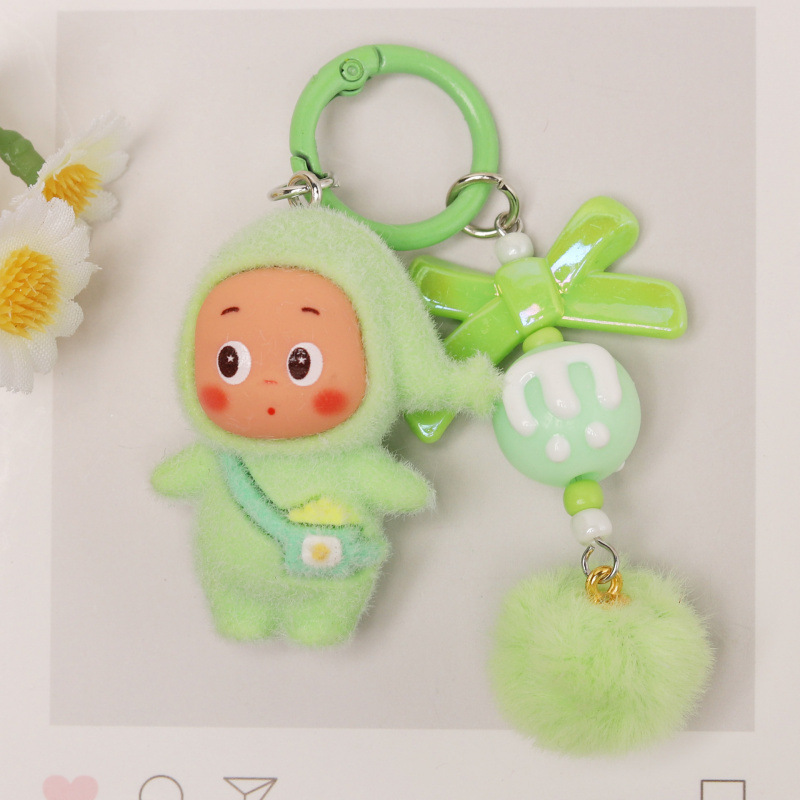 Cross-Border Shoulder Bag Star Character DIY Phone Accessory Cartoon Cute Plush Keychain Bag Charm Trendy Toy