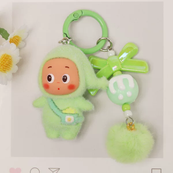 Cross-Border Shoulder Bag Star Character DIY Phone Accessory Cartoon Cute Plush Keychain Bag Charm Trendy Toy