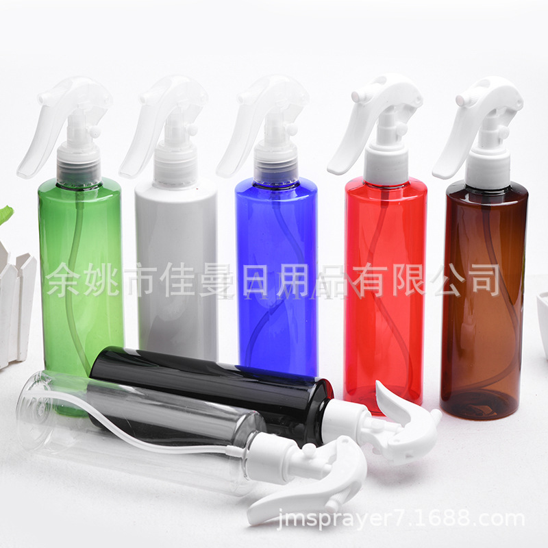 250ml毫升平肩PET塑料瓶配H03小老鼠喷头24-410口径喷雾瓶塑料瓶