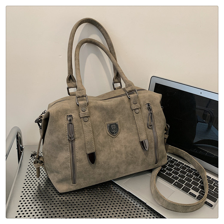 New cross-border foreign trade women's bag 2024 Retro casual handbag, European and American trend single-shoulder crossbody bag, tote bag for women undefined