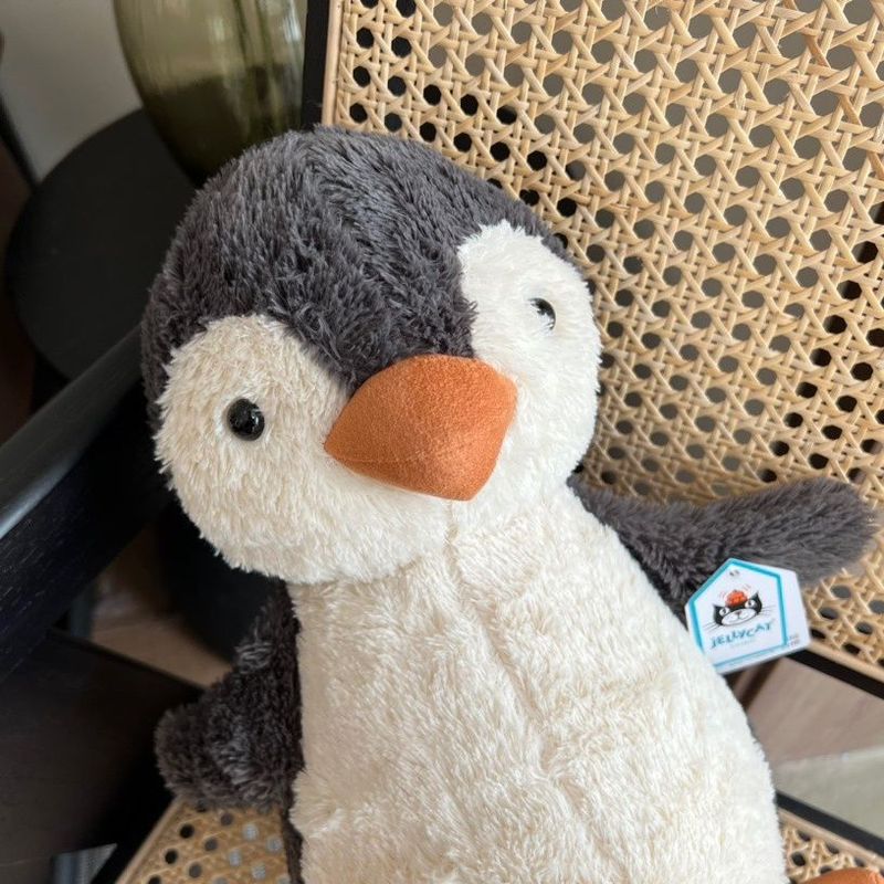 国産ジェリーキャットと同じスタイルのピーナッツペンギンぬいぐるみ、大型、コンパニオンギフト、人形、誕生日、クリスマスプレゼント|undefined
