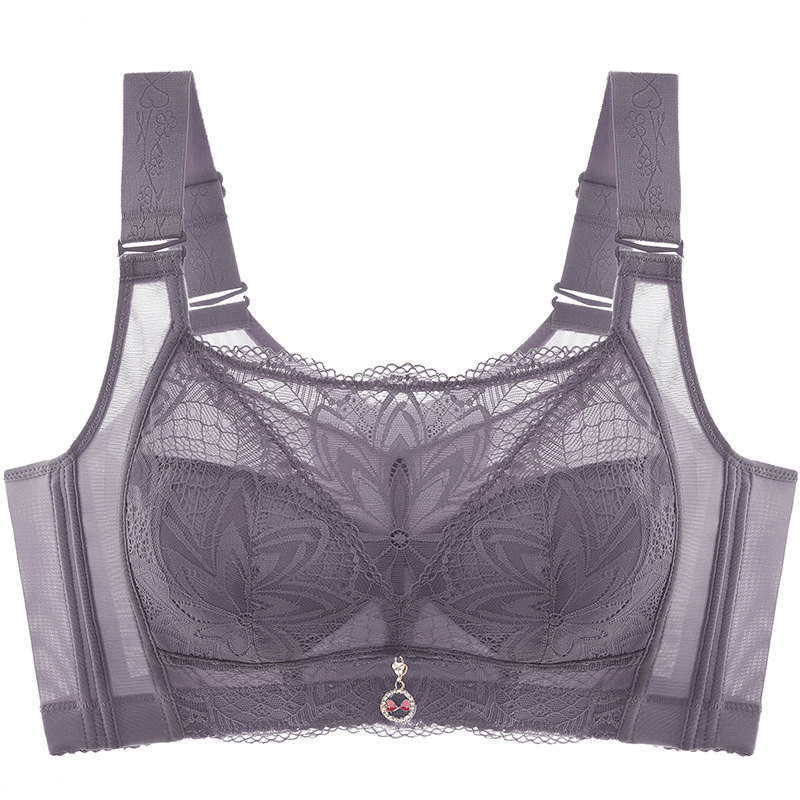 Push up anti-sagging ultra-Delgado pecho grande y pequeña colección superior pecho Plus tamaño sujetador inalámbrico ajustable ropa interior para mujeres