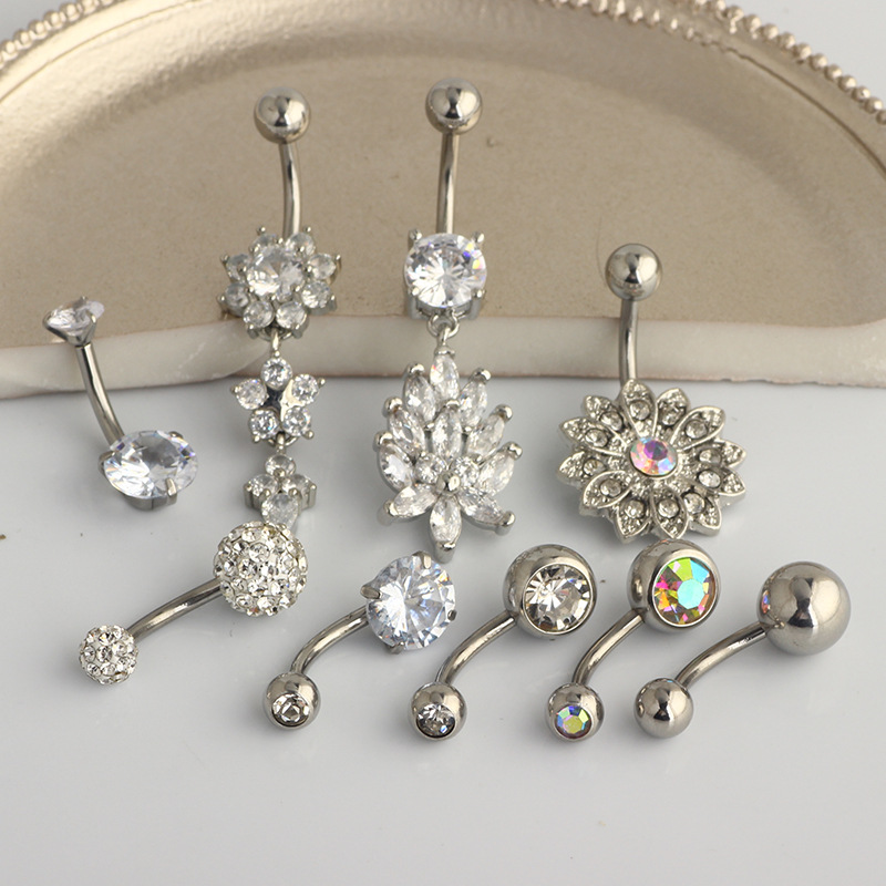 Labret piercing jewelry detail image