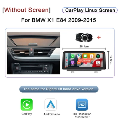 10.25''12.3'' Car Navigation System Car display - 1025-inch-2009-2015-bmw-x1e84no-screen