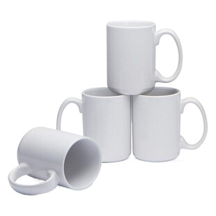 15 oz sublimation mug coated ceramic mug blank mug heat transfer sublimation mug