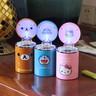 Bedroom Ashtray Creative Covered Bedside Personalized Cute Trend Anti-drop Car Covered Multi-function In-car Home
