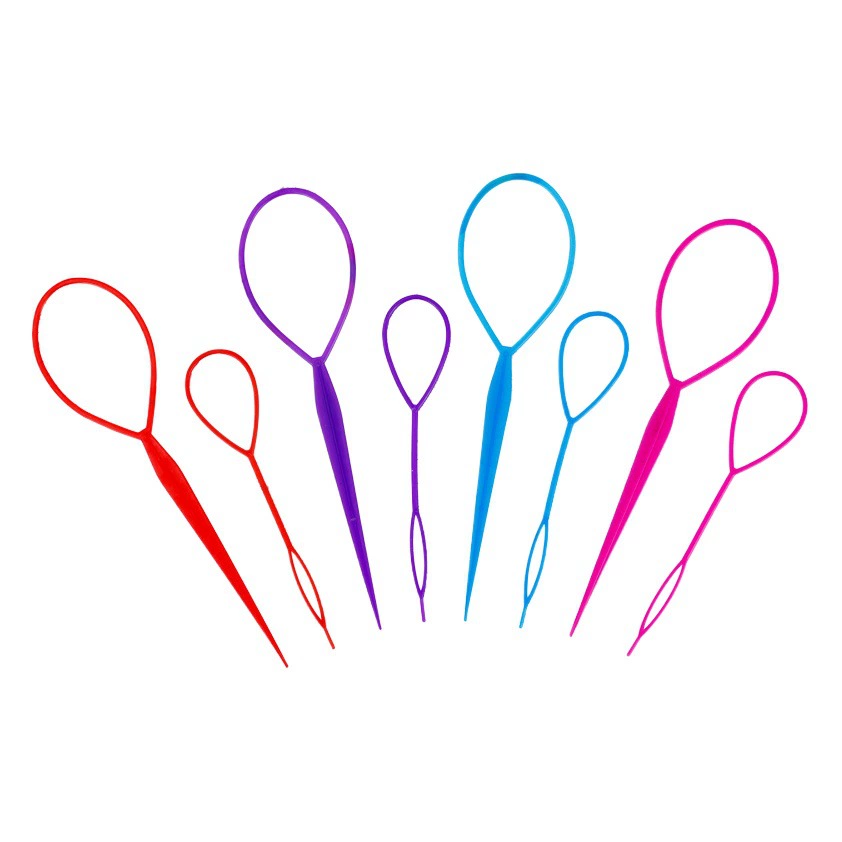 Корейская версия иглы для вытягивания волос для девочек бигуди для волос Съемник с шаровой головкой вязальный стержень инструмент с рисунком устройство для вытягивания волос