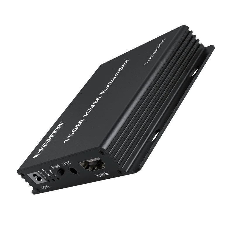 Распределитель HDMI KVM на 150 метров, соединение один к одному, удлинение 1080P, синхронизация клавиатуры и мыши, RJ45 сетевой кабель HD