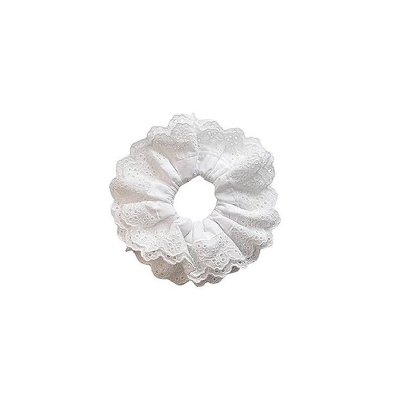 Dulce de alto nivel, anillo de cabello de intestino grueso, cordón de cabello de cola de caballo baja coreana, cordón de cabello grande, delicado, adornamiento de cabello de princesa de alto valor