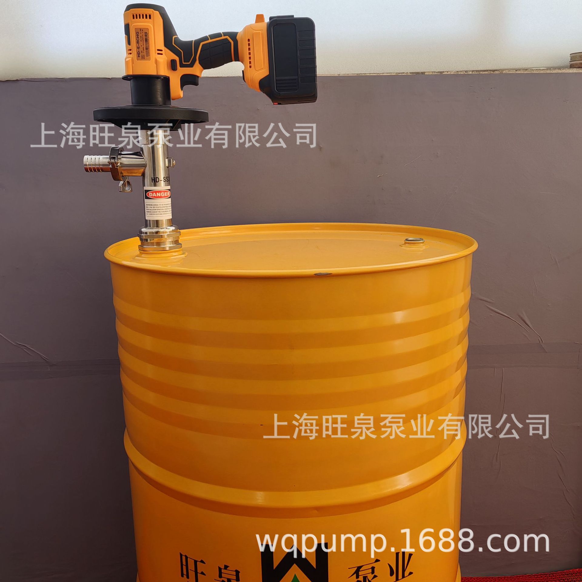 ��Ȫֱ��HD-E-RCHG+SS304-1000 3A����﮵��Һ�á����ʽͰ��