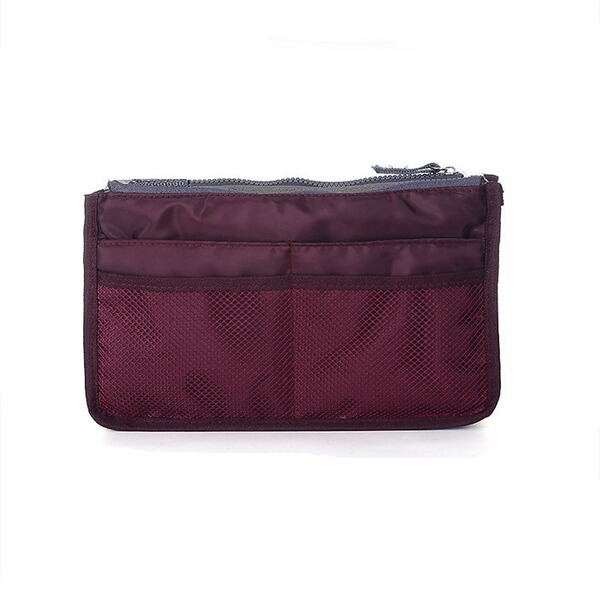Handheld universal storage bag with zipper