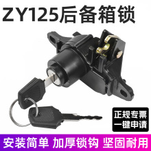 电动车配件 踏板摩托车后备箱锁 凌鹰电动车后尾箱锁收纳储物箱锁