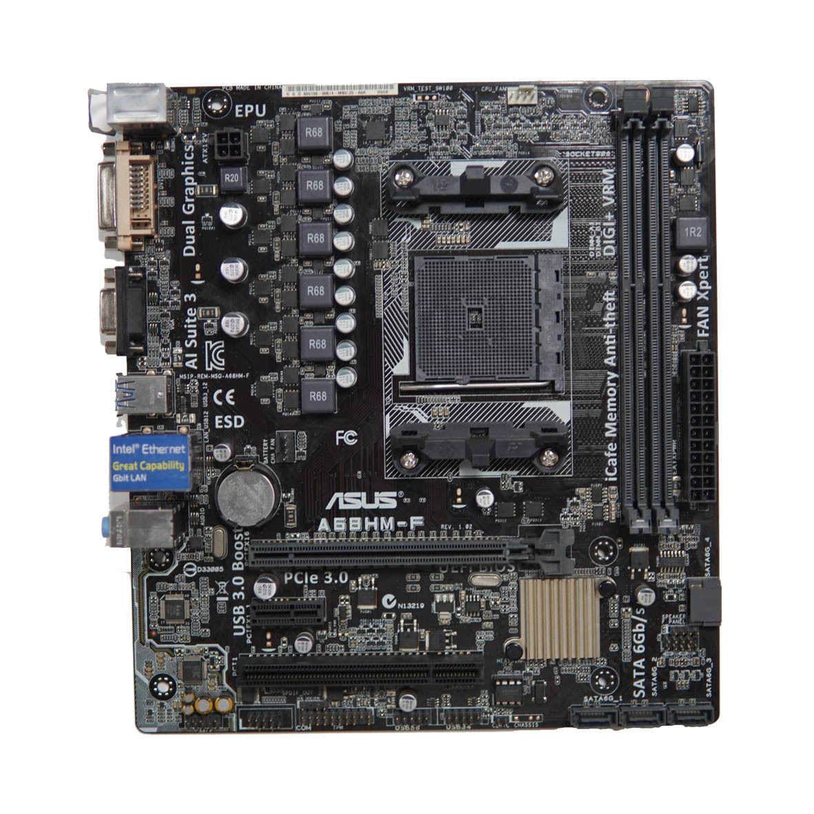 适用于华硕A68HM-F Socket FM2+内存DDR3 32GBMicro ATX主板