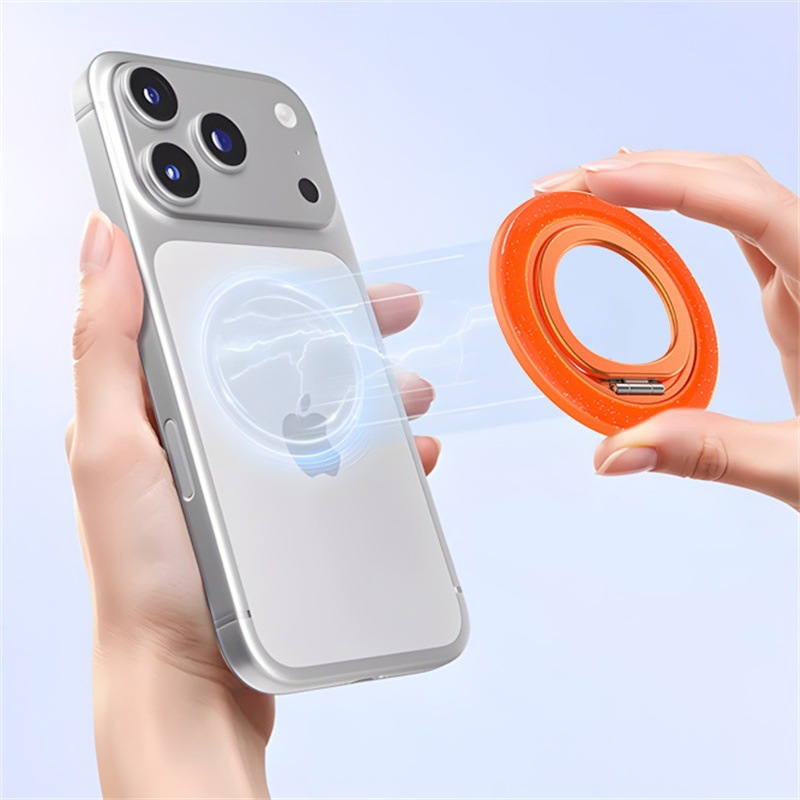 Fábrica de origen CX - 2 polvo flash magnético 360 soporte de teléfono móvil giratorio brazalete magsafe soporte plegable