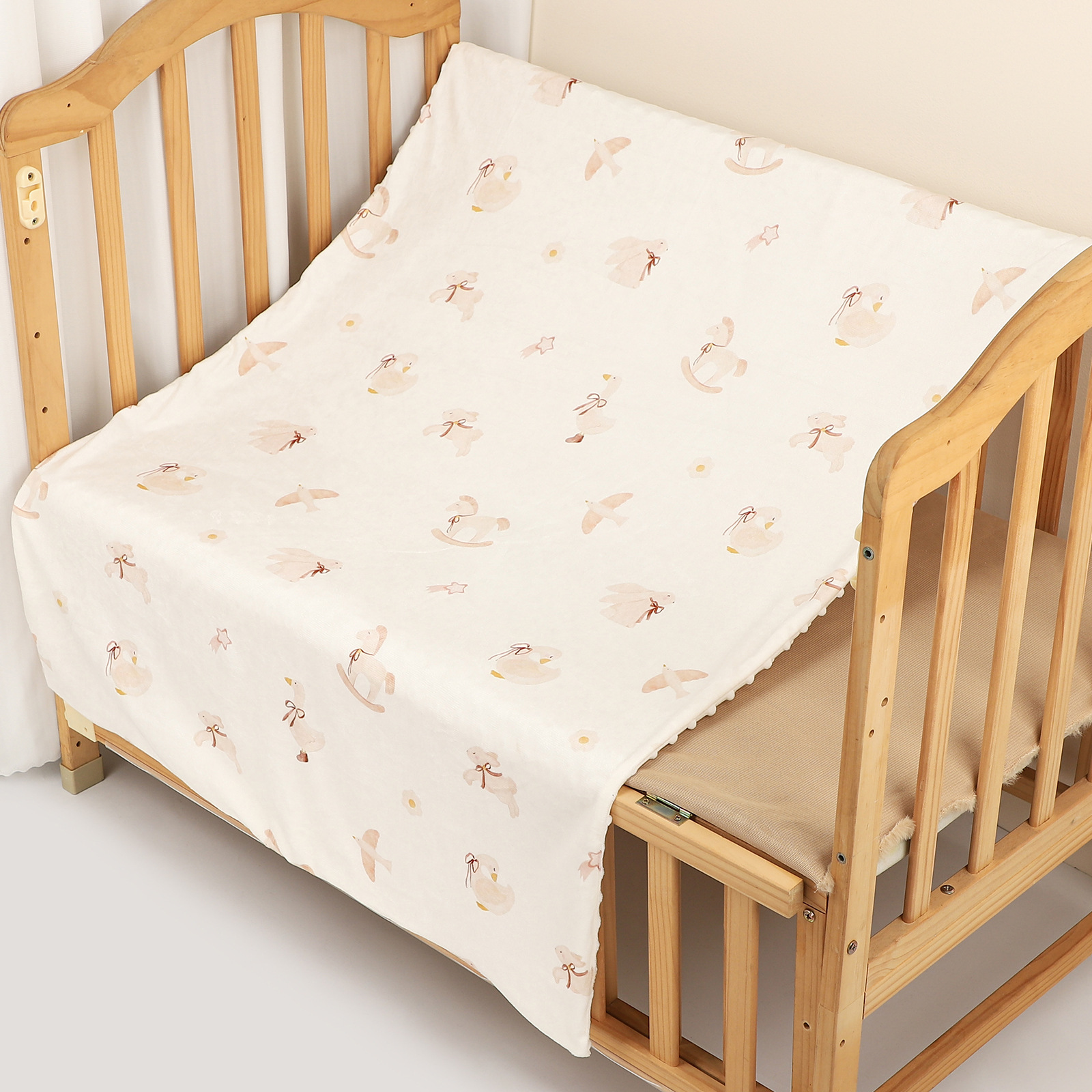 Manta Consoladora con Relieve para Bebé de Vellón de Coral Suave y Confortable para Niños