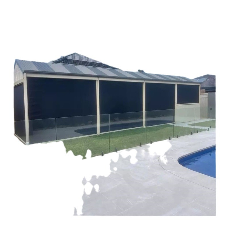 Al por mayor, dormitorio, sala de estar, persiana enrollable, protección contra la lluvia, protección contra mosquitos, elevación ultravioleta, transpirable, persiana enrollable automática a prueba de viento