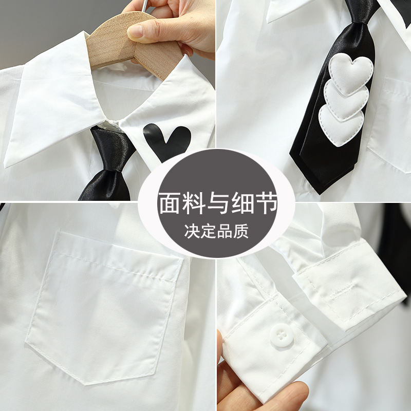 7670 traje de suéter de primavera para niños 2025 nueva ropa de primavera y otoño para niños suéter de punto de bebé de tres piezas de moda