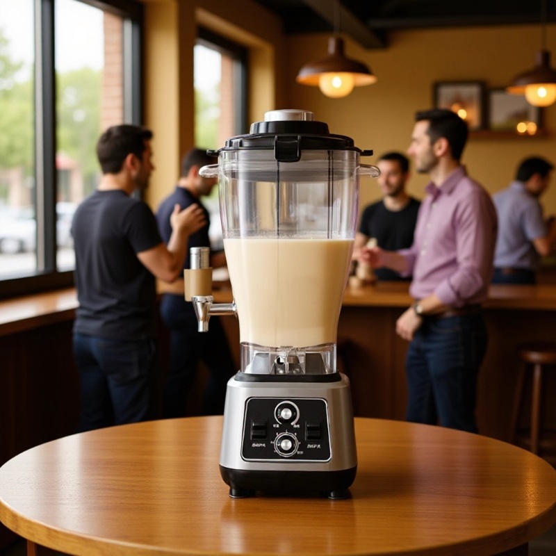 10-Liter Commercial Blender for Breakfast Shops, Large Capacity, No-Filter, High-Power, Fully Automatic, Residue-Free Soy Milk Maker