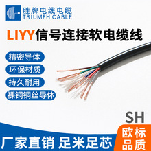 领胜 欧标VDE认证LIYY 0.25平方多芯信号线 工业机械设备专用电线