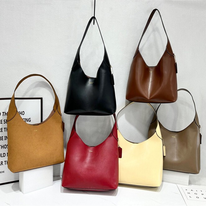 Coco C's Brooklyn28 Brooklyn Armpit Bag Is Fashionable and Versatile, One-Shoulder Satchel Simple Pure Color Women's Bag