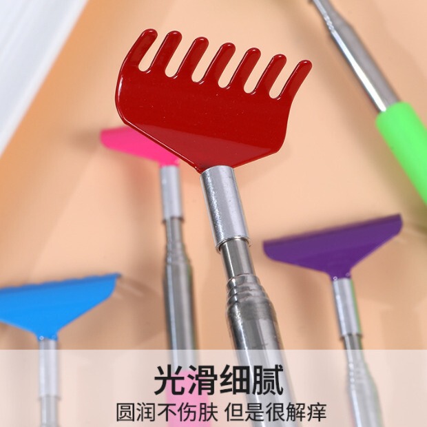 工場直販 7本爪かがりステンレス伸縮式かゆみかき、老人のための手助け不要|undefined