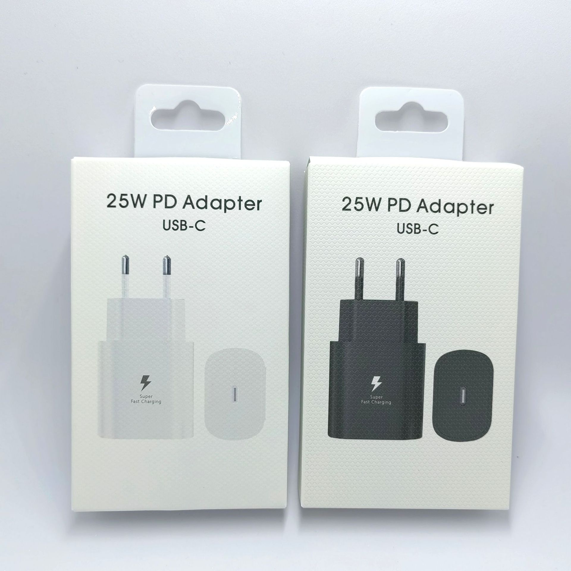 适用于三星PD25W充电器包装NOTE10欧规单头彩盒出口专用