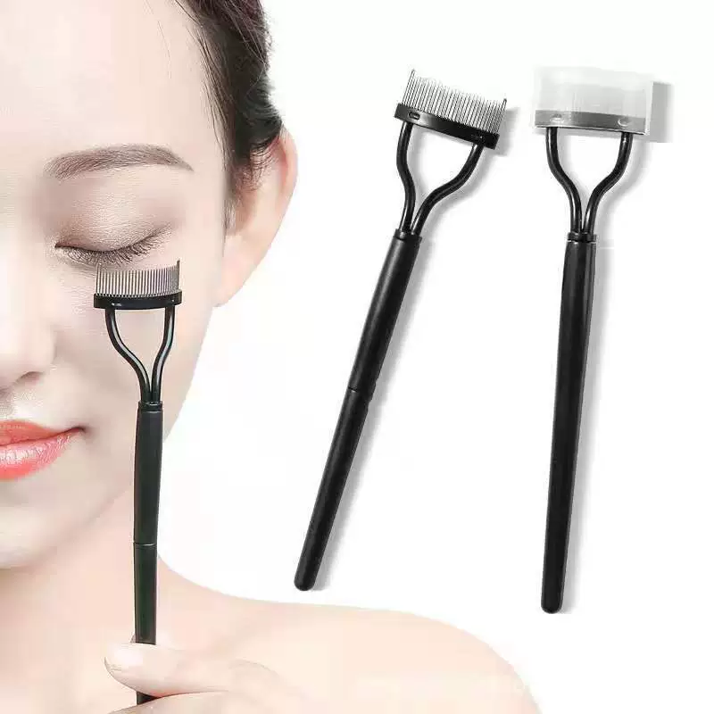 Мини складной стальной очиститель Sterling Cleaner Cleaner Swip горячий X прямой рукоять маленькая щеточка для бровей набор инструментов макияжа недорогие производители
