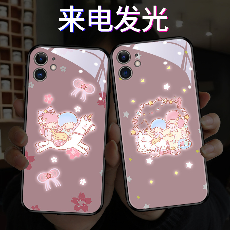 Suitable for the New Apple 17Pro Mobile Phone Case 15 Incoming Calls Luminous Iphone16 Starry Sky 13Pro Unicorn 14 Trend Suitable for the New Apple 17Pro Mobile Phone Case 15 Incoming Calls Luminous Iphone16 Starry Sky 13Pro Unicorn 14 Trend