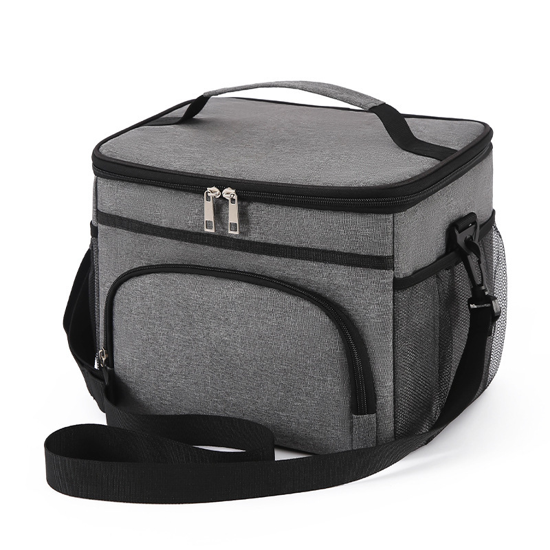 Nuevo Amazon Venta caliente 15l grueso aislamiento térmico bolsa de gran capacidad al aire libre picnic bolsa de almuerzo bolsa de trabajo bolsa de almuerzo