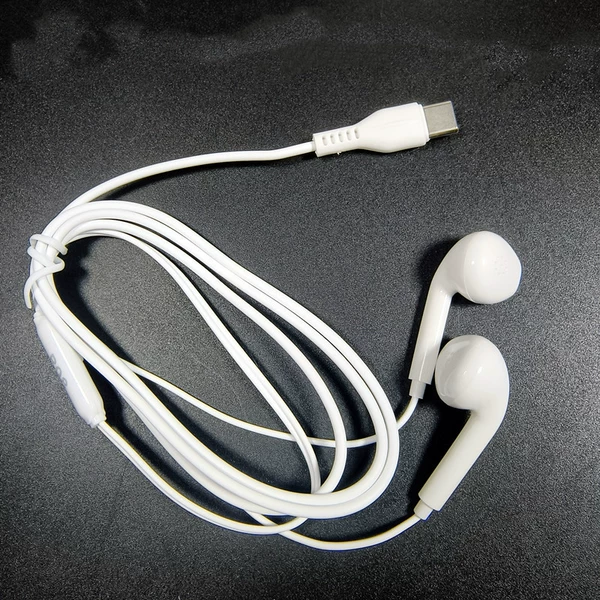JR-18 digital version type-c fully compatible headphones (bare metal)