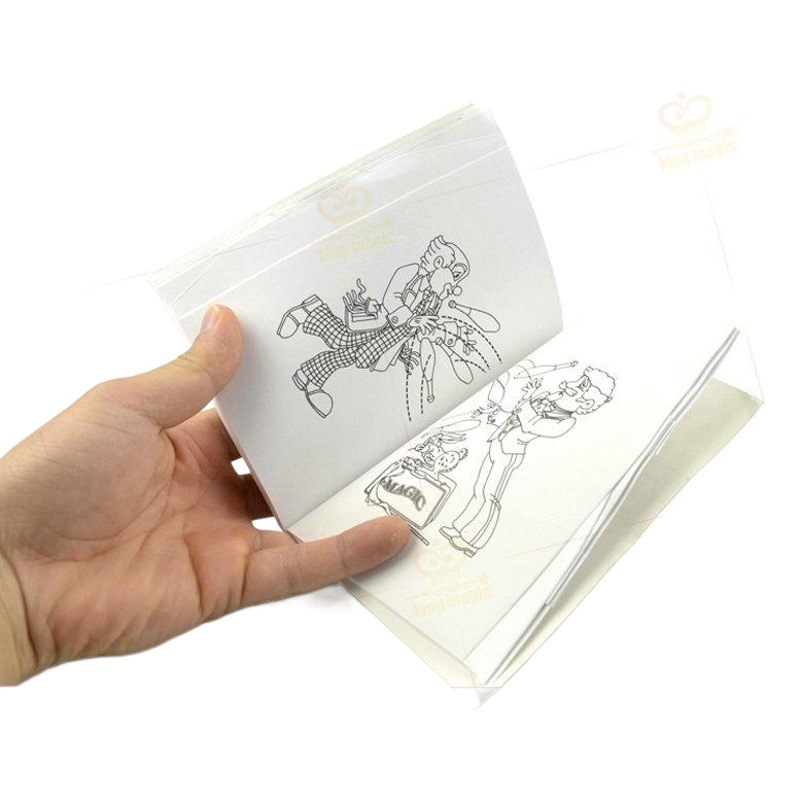 G0801 mini libro de dibujos animados Rey Magia accesorios mágicos libro de animación juguetes para niños