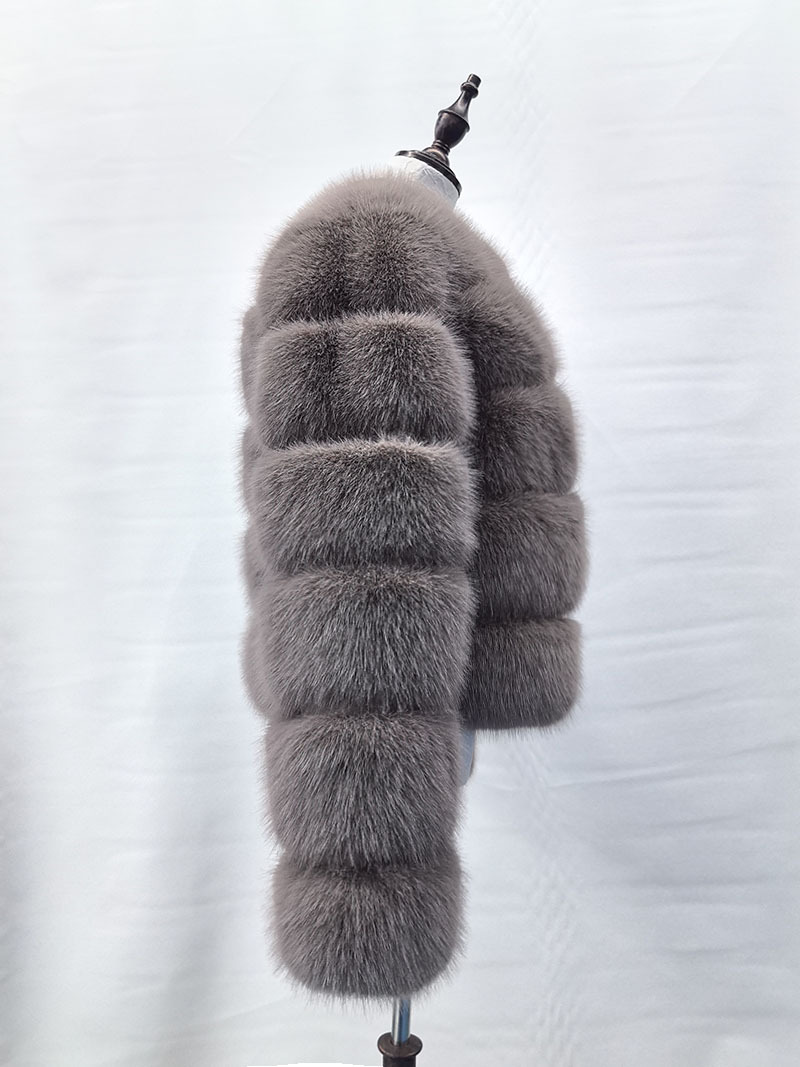 Damenbekleidung Pelz Spleißen Pelzmantel Damen Stil Casual Langarm Winter Warm Pelzmantel_voghion.com